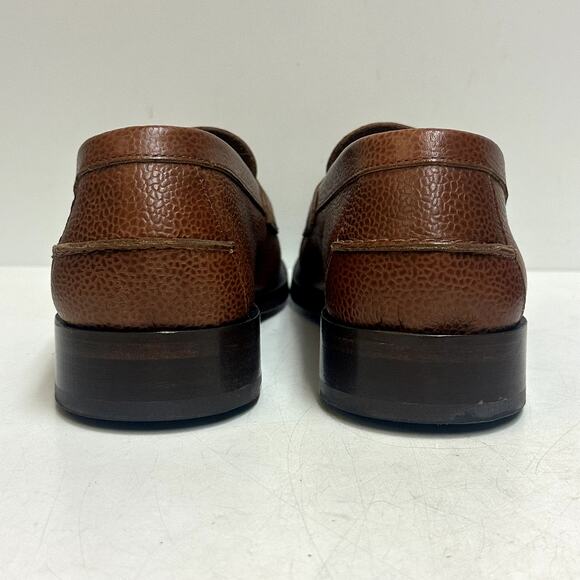 WORN TWICE Sid Mashburn Scotch Pebble Grain Penny Loafer Handsewn UK 8 US 9 main image 7